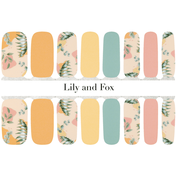 Lily and Fox Nail Wrap Weekend Dates Sleek Nail