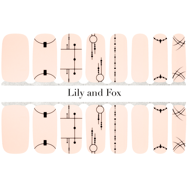 Lily And Fox Nail Wrap It's A Sign Sleek Nail