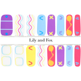 Lily and Fox - Nail Wrap - Get Funky