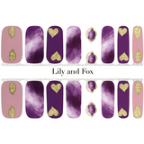 Lily and Fox - Nail Wrap - Purple Haze