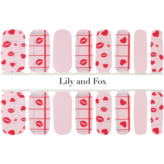 Lily And Fox - Nail Wrap - Kiss Me