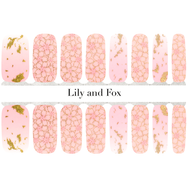 Lily And Fox - Nail Wrap - Blushing Queen