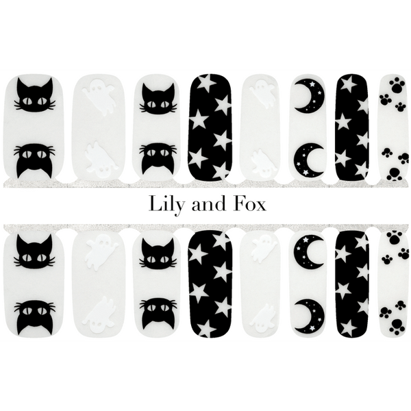 Lily And Fox - Nail Wrap - Scare-dy Cat