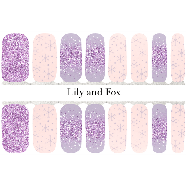 Lily And Fox - Nail Wrap - Princess Sparkles