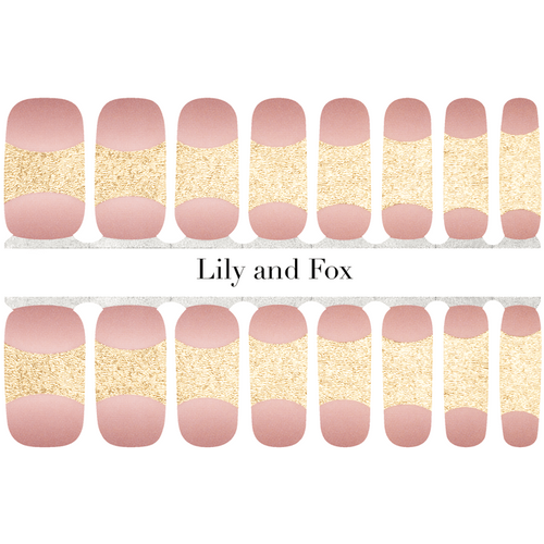 Lily and Fox - Nail Wrap - Feeling Tipsy