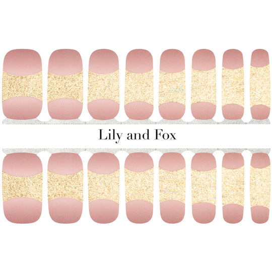 Lily and Fox - Nail Wrap - Feeling Tipsy