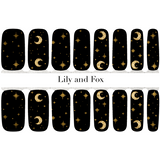 Lily and Fox - Nail Wrap - Summer Sunset (Transparent)