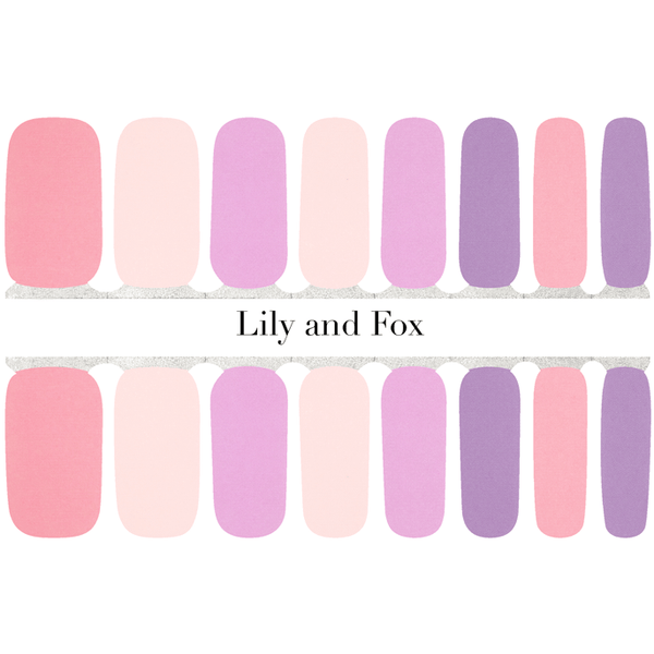 Lily and Fox - Nail Wrap - Pastel Princess