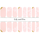 Lily and Fox - Nail Wrap - Pink Champagne