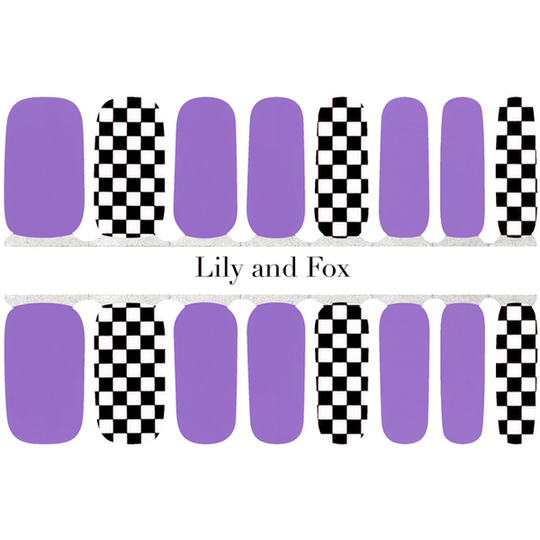 Lily and Fox - Nail Wrap - Street Racer