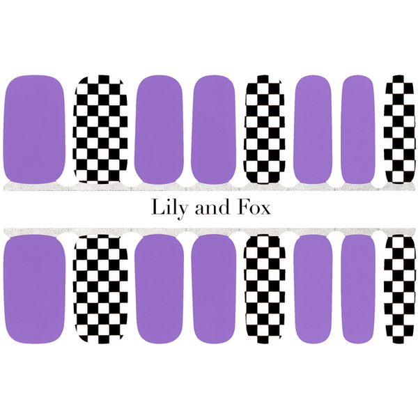 Lily and Fox - Nail Wrap - Street Racer