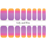 Lily and Fox - Nail Wrap - Tropical Sunset
