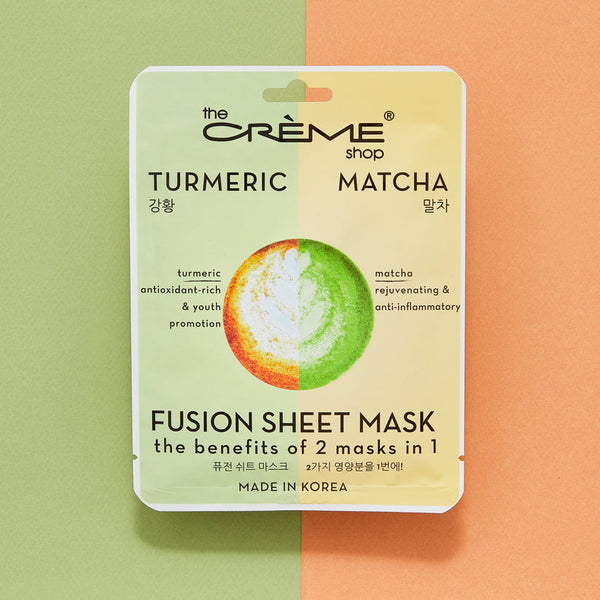 The Creme Shop - Turmeric & Matcha Fusion Sheet Mask