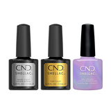 CND - Shellac Combo - Base, Top & Live Love Lavender
