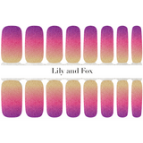 Lily and Fox - Nail Wrap - Tropical Horizon