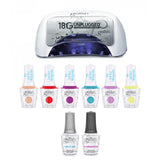 Harmony Gelish Splash Of Color (The Little Mermaid) Combo - Collection & 18G Light Plus Unplugged