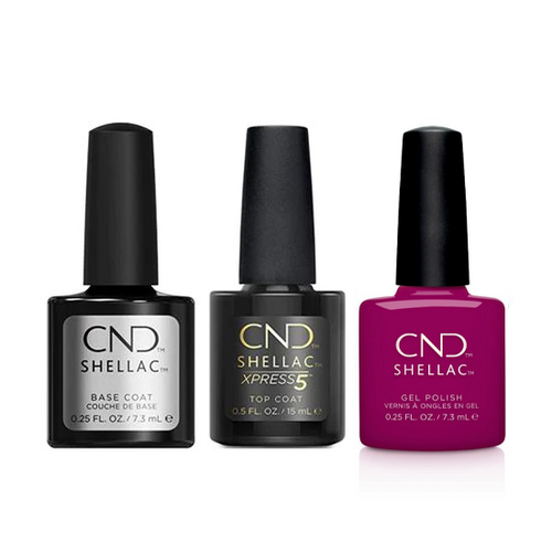 CND - Shellac Xpress5 Combo - Base, Top & Violet Rays