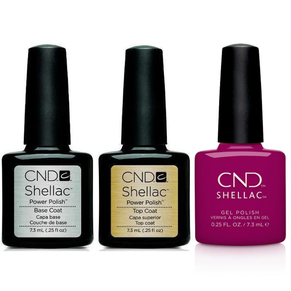 CND - Shellac Combo - Base, Top & Violet Rays