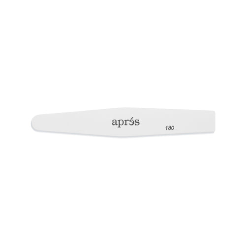apres - White Nail File 100/180 GRIT - Diamond