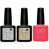 CND - Shellac Combo - Base, Top & Charm
