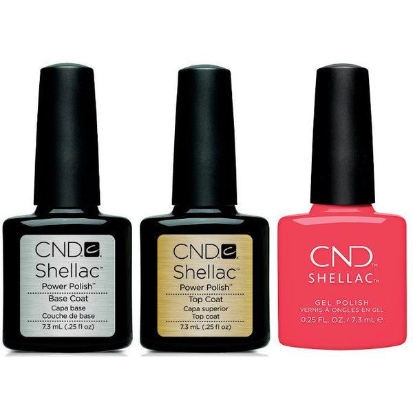 CND - Shellac Combo - Base, Top & Charm