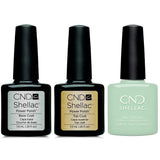 CND - Shellac Combo - Base, Top & Magical Topiary