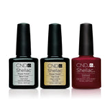 CND - Shellac Combo - Base, Top & Clearly Pink