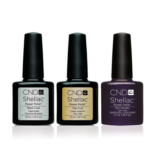 CND - Shellac Combo - Base, Top & Rock Royalty