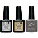 CND - Shellac Combo - Base, Top & Silhouette