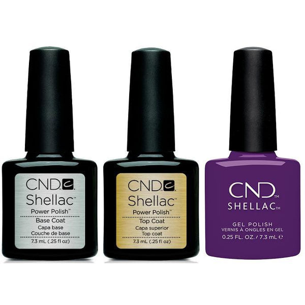 CND - Shellac Combo - Base, Top & Temptation – Sleek Nail