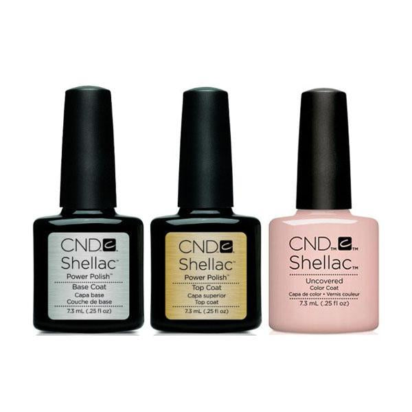 CND - Shellac Combo - Base, Top & Uncovered