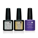 CND - Shellac Combo - Base, Top & Video Violet