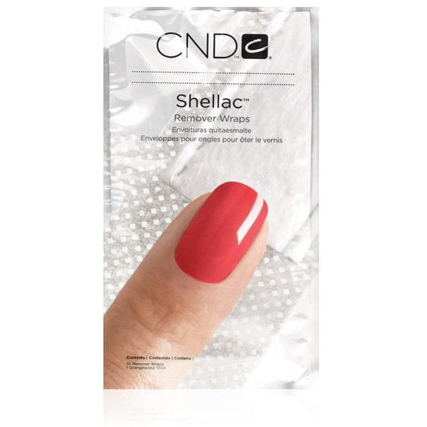 CND - Shellac Remover Wraps (10 Piece)