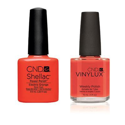 CND - Shellac & Vinylux Combo - Electric Orange