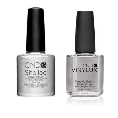 CND - Shellac & Vinylux Combo - Silver Chrome