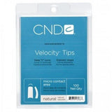 CND Velocity Tips - Natural 100 Qty
