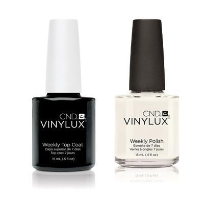 CND - Vinylux Topcoat & Cream Puff 0.5 oz - #108