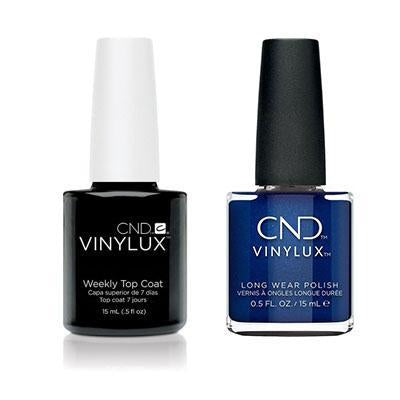 CND - Vinylux Topcoat & Sassy Sapphire 0.5 oz - #332