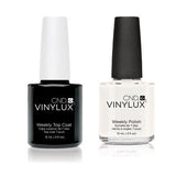 CND - Vinylux Topcoat & Studio White 0.5 oz - #151