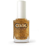 Color Club Nail Lacquer - Gold Glitter 0.5 oz