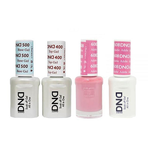 DND - Base, Top, Gel & Lacquer Combo - Adobe - #608