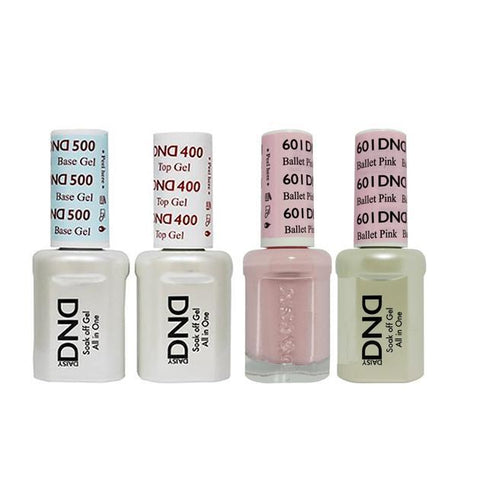 DND - Base, Top, Gel & Lacquer Combo - Ballet Pink - #601 – Sleek Nail