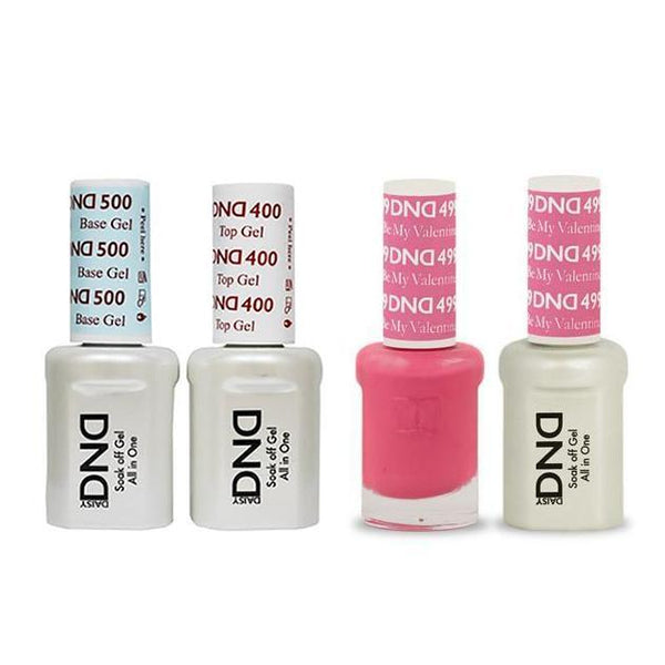 DND - Base, Top, Gel & Lacquer Combo - Be My Valentine - #499