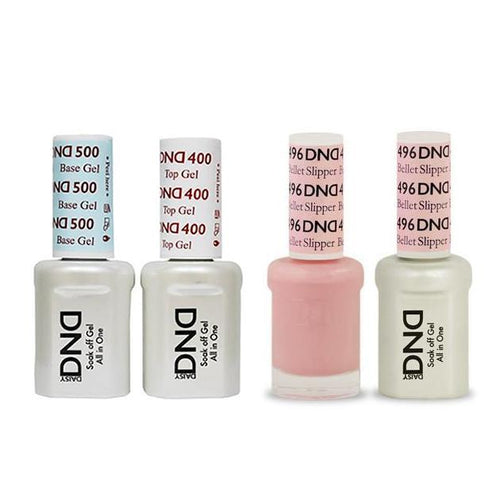 DND - Base, Top, Gel & Lacquer Combo - Ballet Slipper - #496