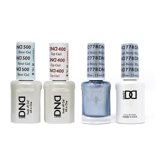 DND - Base, Top, Gel & Lacquer Combo - Blizzy Blizzard - #778