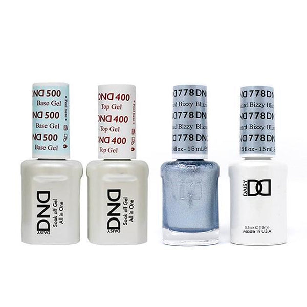 DND - Base, Top, Gel & Lacquer Combo - Blizzy Blizzard - #778