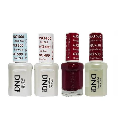 DND - Base, Top, Gel & Lacquer Combo - Boysenberry - #630