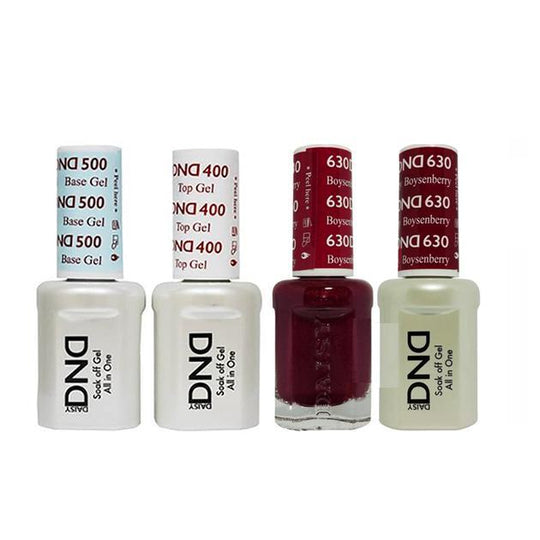 DND - Base, Top, Gel & Lacquer Combo - Boysenberry - #630