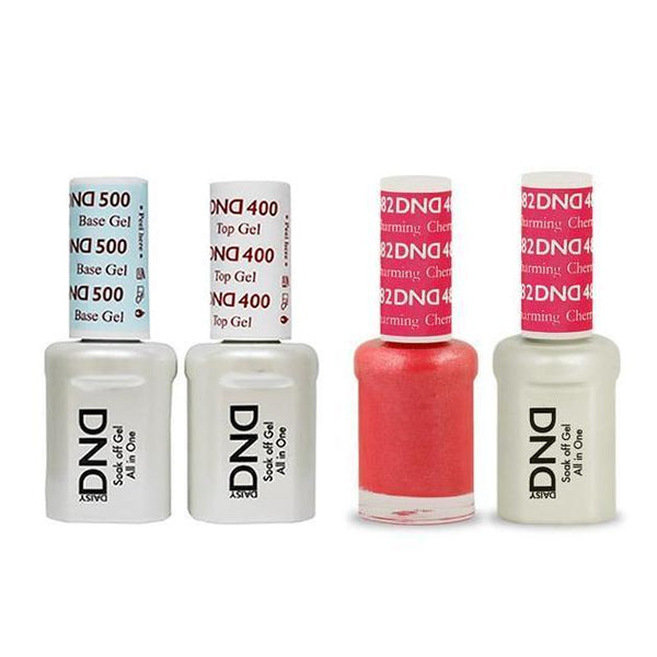 DND - Base, Top, Gel & Lacquer Combo - Charming Cherry - #482