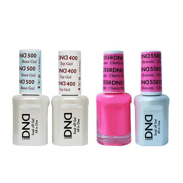 DND - Base, Top, Gel & Lacquer Combo - Cherry Blossom - #558